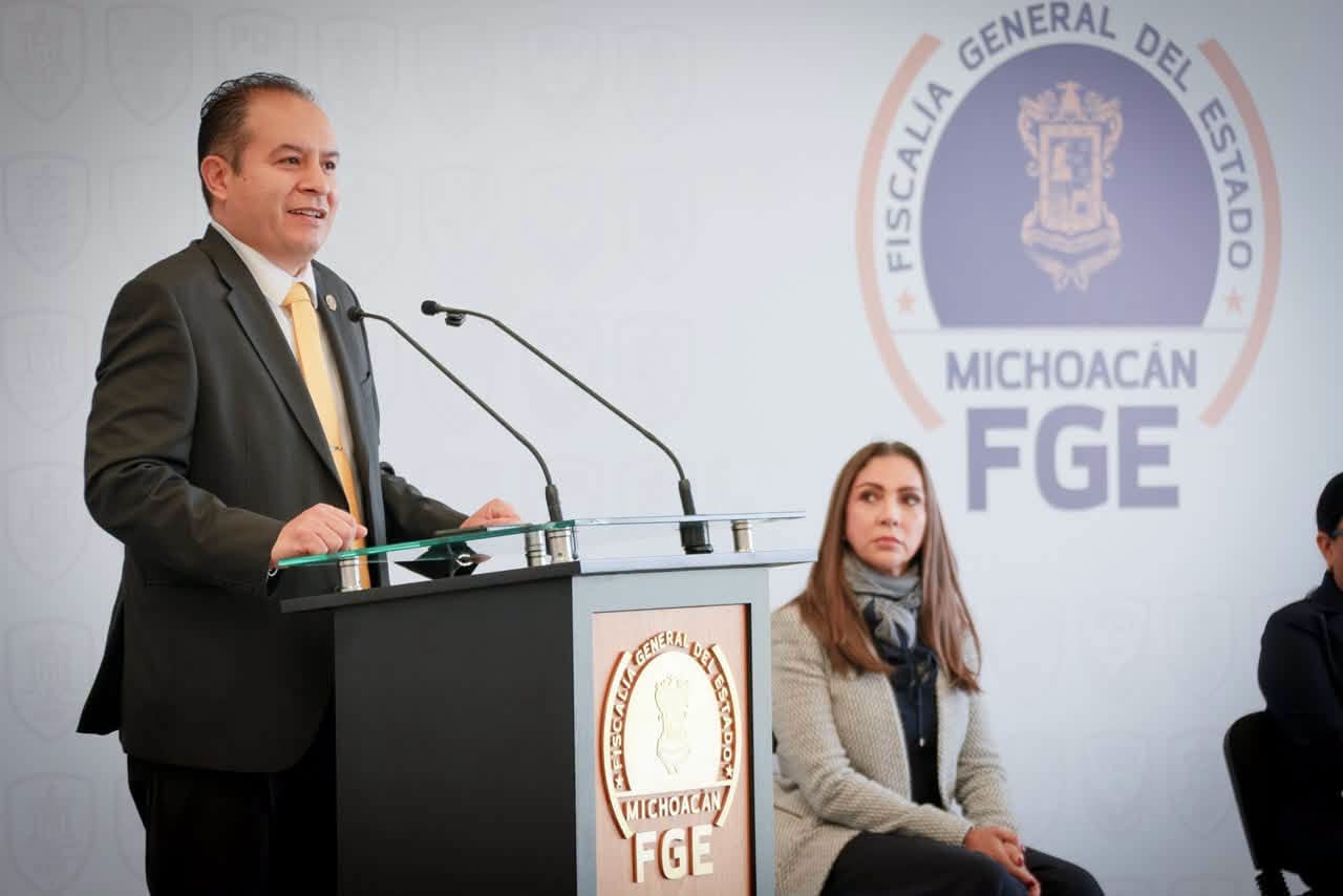 Israel Vega Rodríguez, encargado de despacho de la Fiscalía de Michoacán. (Imagen ilustrativa) Crédito: FGE Michoacán