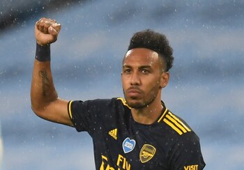 Pierre-Emerick Aubameyang no pudo demostrar