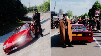 Lewis Hamilton contó los secretos de la Ferrari F-40 que restauró: apenas 69 kilómetros, 30 años guardada debajo de una funda y una sorpresa en el motor