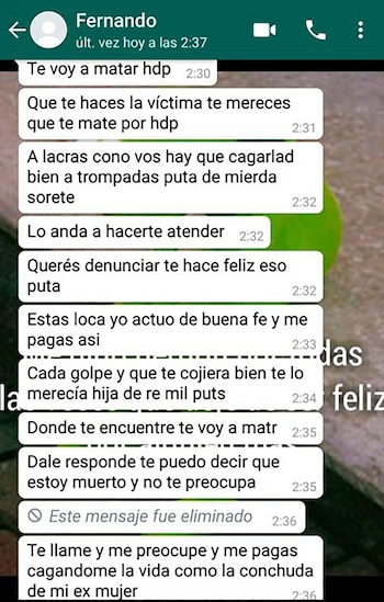 Una de las amenazas que