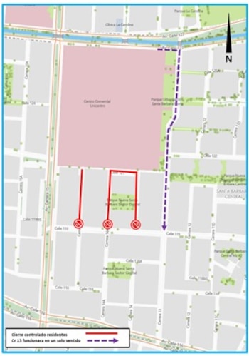 Cierres Unicentro. Foto: Secretaría de