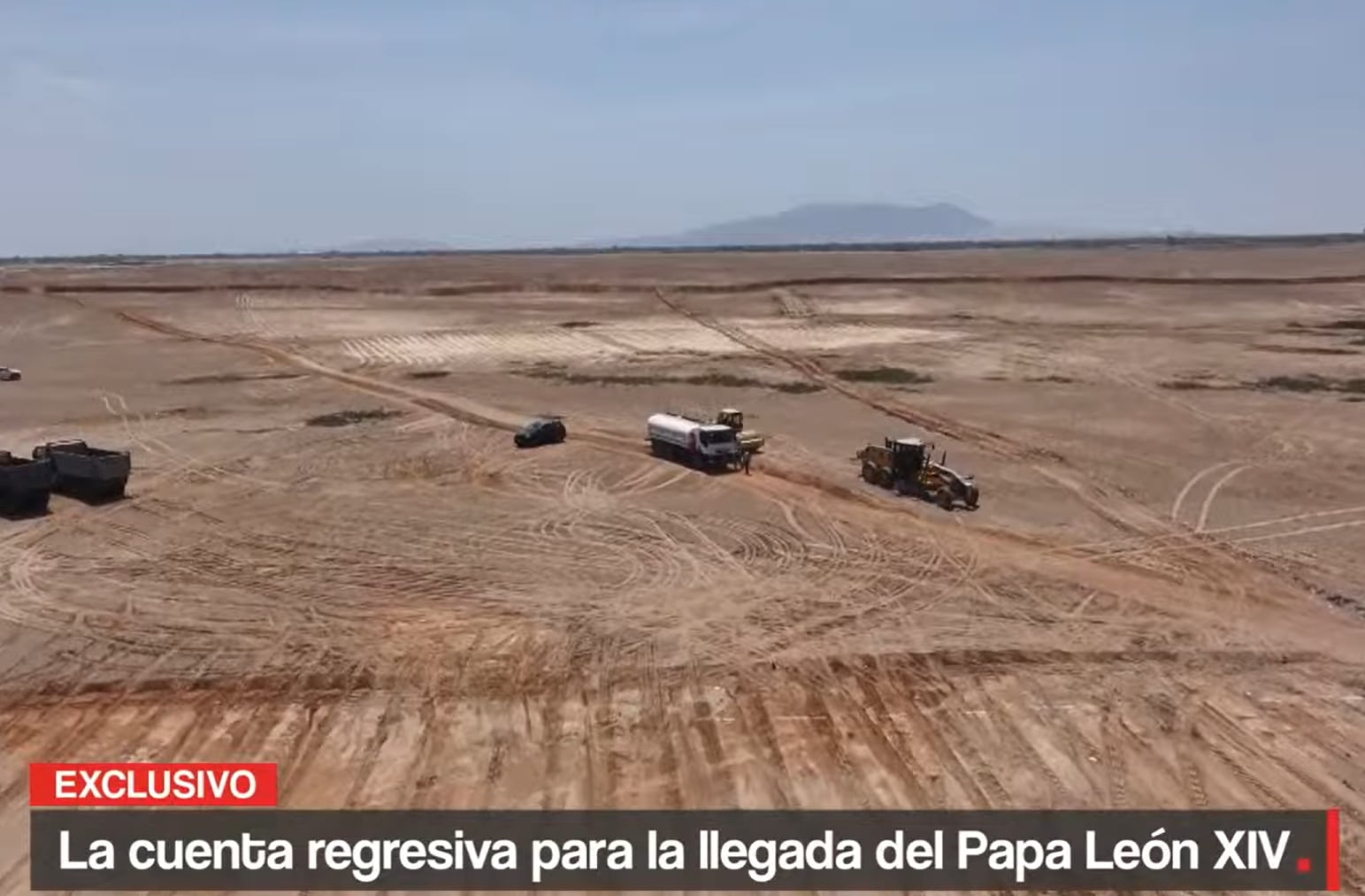 El escenario de la misa del Papa León XIV en Chiclayo aún no existe: se construirá a contrarreloj sobre un antiguo relleno