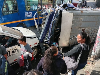 El peatón fallecido fue impactado