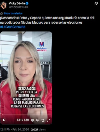 Vicky Dávila acusó a Gustavo