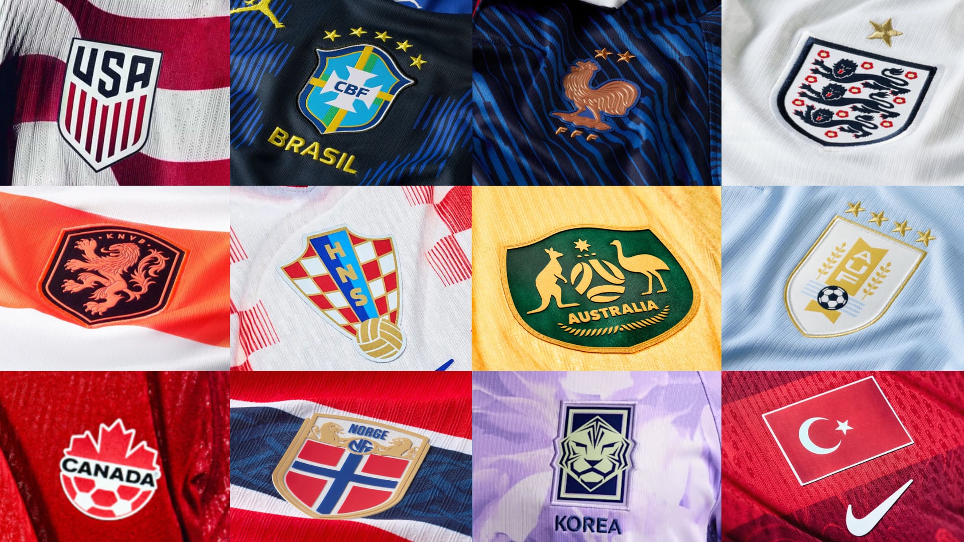 Doce selecciones lucirán camisetas fabricadas bajo criterios ambientales, alineados con los nuevos estándares ecológicos del torneo (Nike/FIFA)