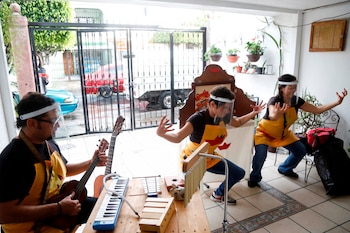 Integrantes del grupo "A la