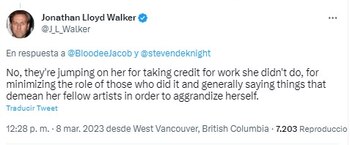 El actor Jonathan Walker definió