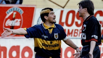 La recordada discusión con Julio César Toresani en un Boca-Colón disputado en la Bombonera