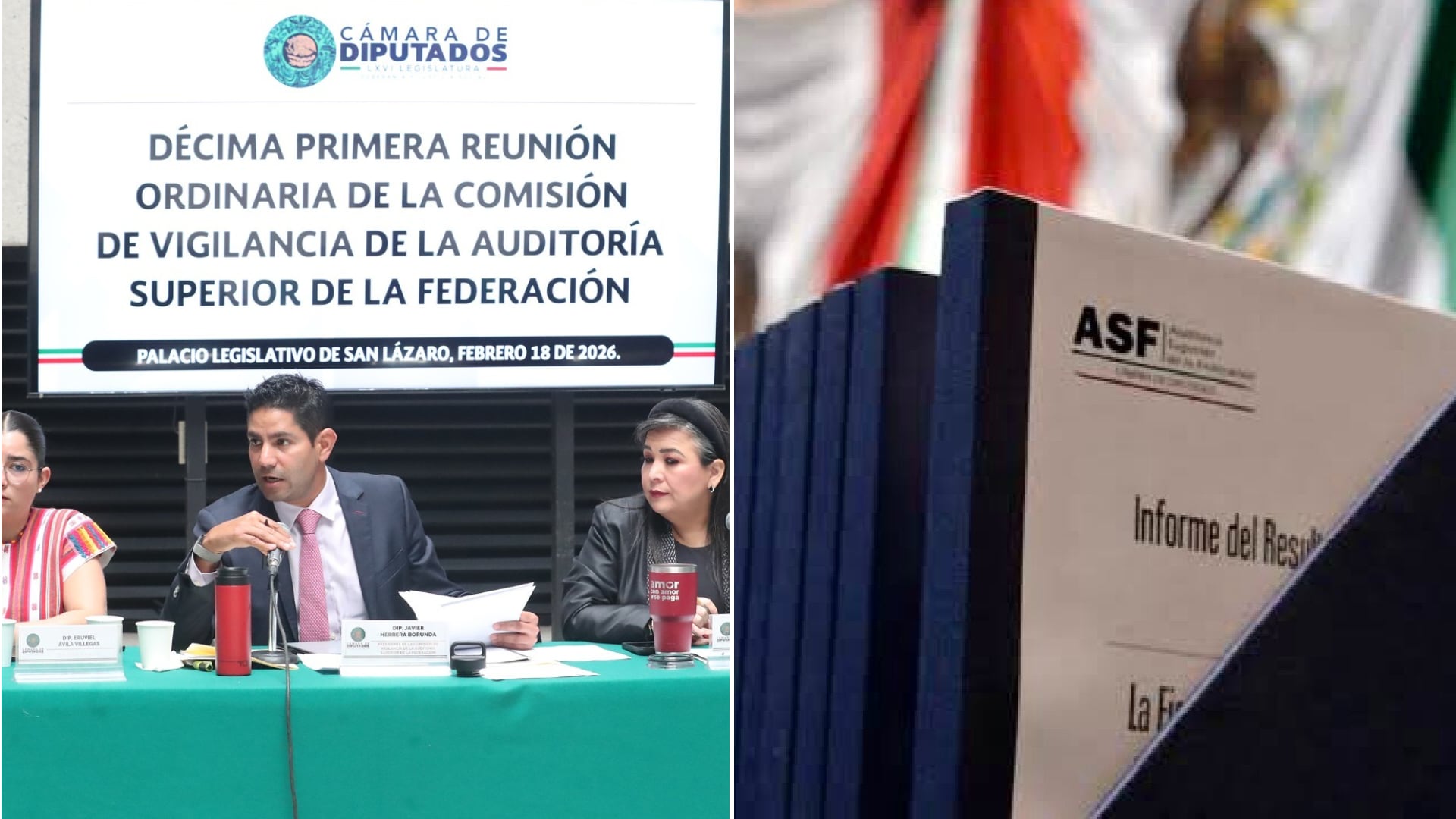 La Comisión de Vigilancia aprobó la convocatoria para designar al nuevo titular de la Auditoría Superior de la Federación. (Fotos: Cámara de Diputados y ASF)