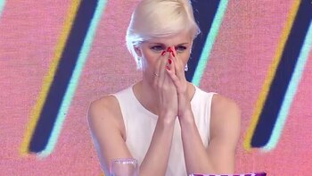 Ingrid Grudke también se mostró