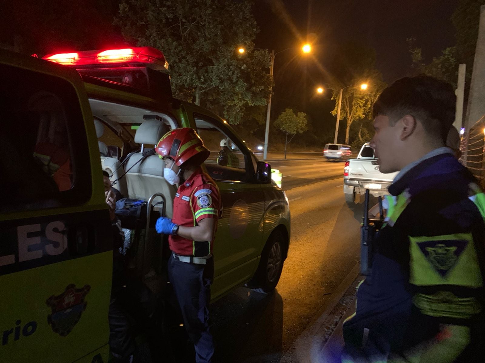 Guatemala registró una nueva ola de violencia con tres personas fallecidas y un herido en ataques armados ocurridos en Villa Nueva, zona 18 y zona 7. (Foto cortesía Cuerpo de Bomberos Municipales)