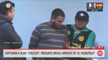 Capturan a alias 'Chucho', presunto brazo armado de 'El Monstruo'. (Captura de pantalla: América Tv)