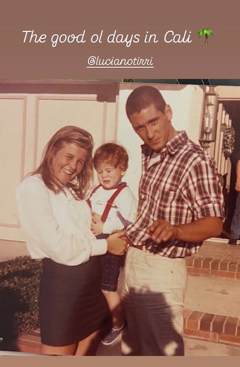 El Tirri publicó una foto retro que le envió su hija y su primera esposa se la comentó