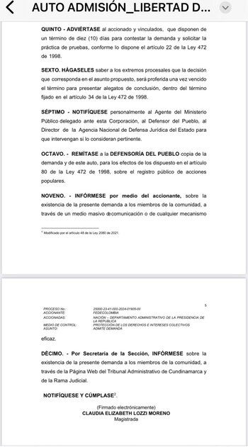 El Tribunal Administrativo de Cundinamarca