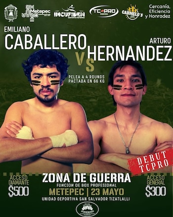 El deportista ya contaba con algunas peleas amateur en su recorrido.