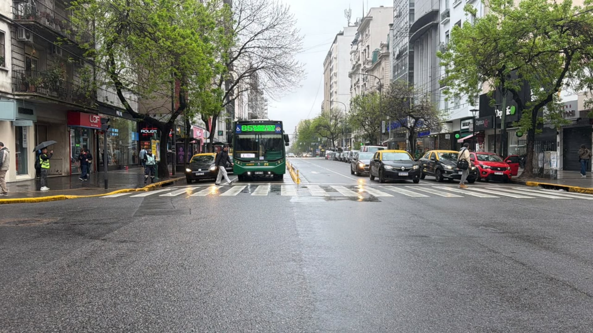 Caballito: Rivadavia suma carriles exclusivos para colectivos por el Trambus