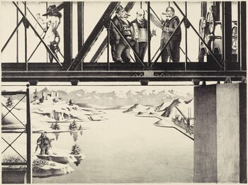 Además de pintor, Scholz también