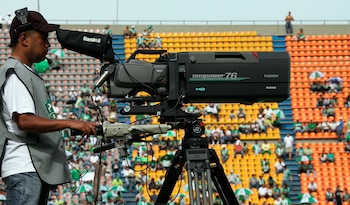 Los derechos de televisión en Colombia son la mayor fuente de ingresos de los clubes del fútbol colombiano - crédito Colprensa - Henry Agudelo Cano.