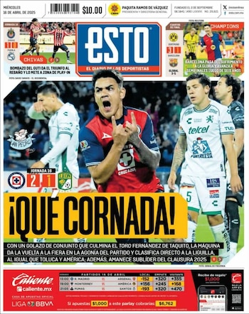 Así fue la portada del