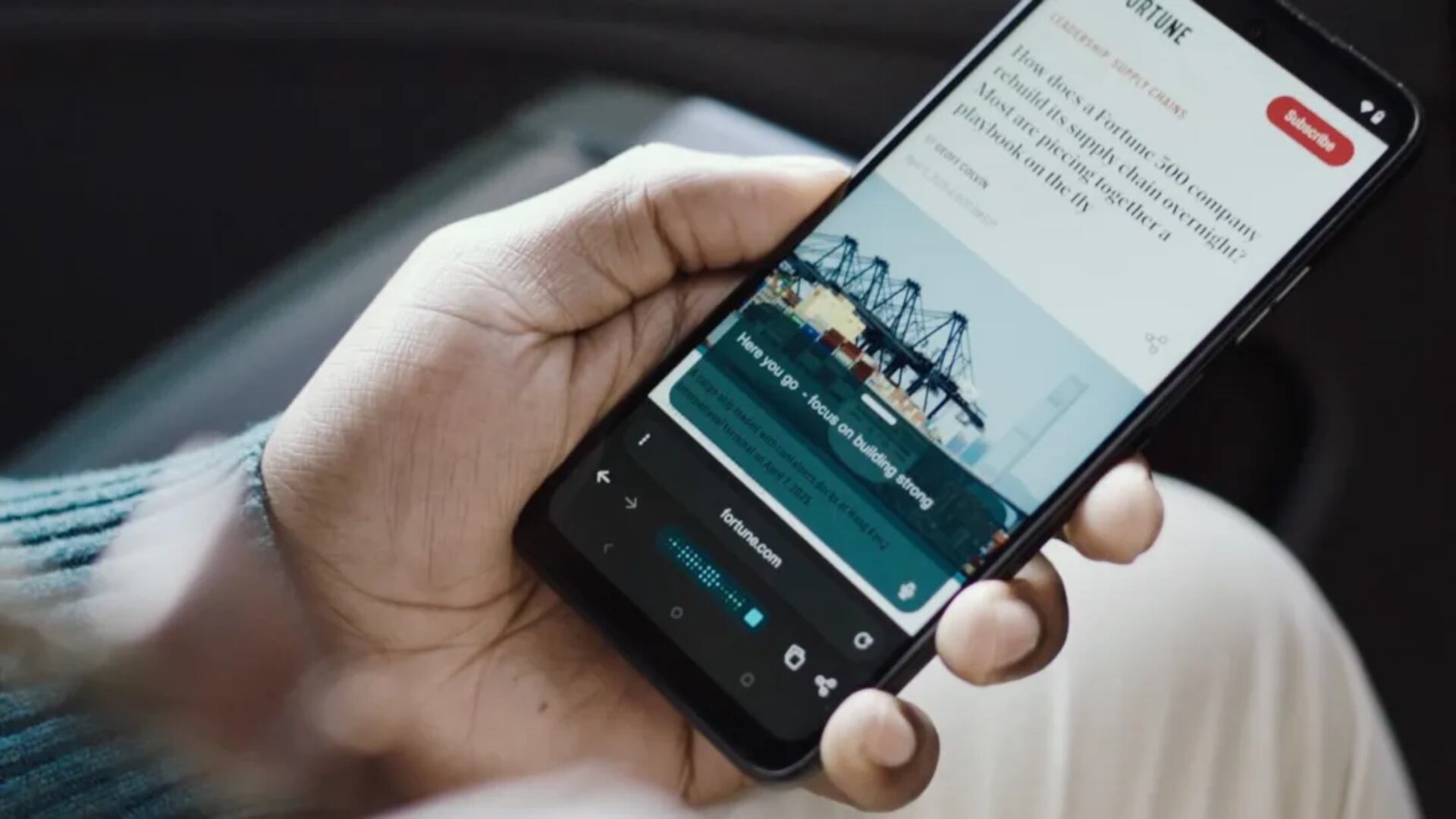 También se puede usar el modo de voz en la aplicación de Comet para Android. (Perplexity)