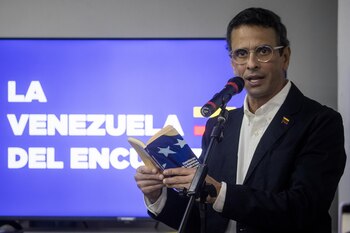 El opositor venezolano Henrique Capriles