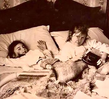 Una postal de su infancia