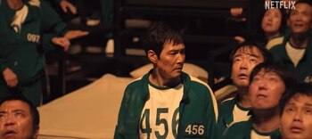 El jugador 456 intentará ponerle fin a estos juegos mortales en la segunda temporada Squid Game(Créditos: Captura del tráiler de la segunda temporada de Squid Game)