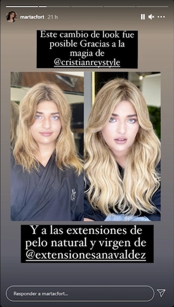 El renovado look de Martita Fort para grabar en la serie sobre su padre