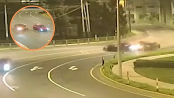 Choque de película en La Molina: Audi que iba a toda velocidad impactó a otro vehículo y dejó el accidente grabado en video