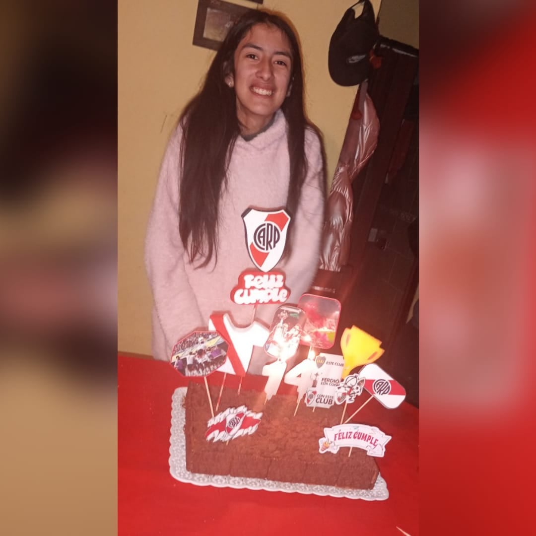 Delfina en su ultimo cumpleaños