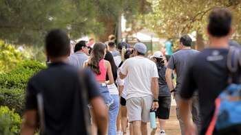 El público se hace presente