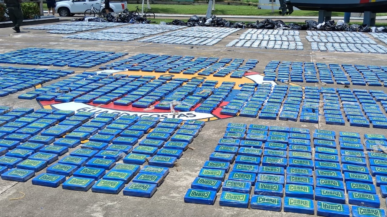 Alias Niño Potro era encargado del transporte de cocaína desde las regiones del Darién y Urabá - crédito Imagen referencial Armada de Colombia