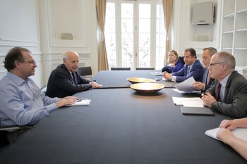 Roberto Lavagna recibió a las