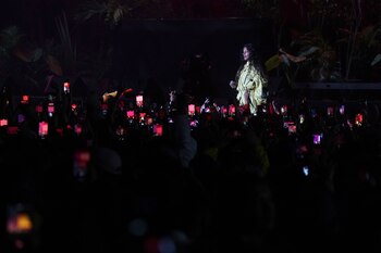 La cantante británica M.I.A. durante