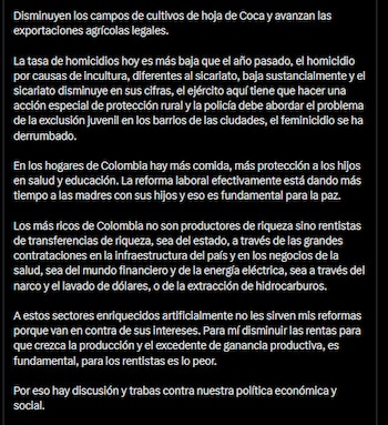 Gustavo Petro aseguró que “hay