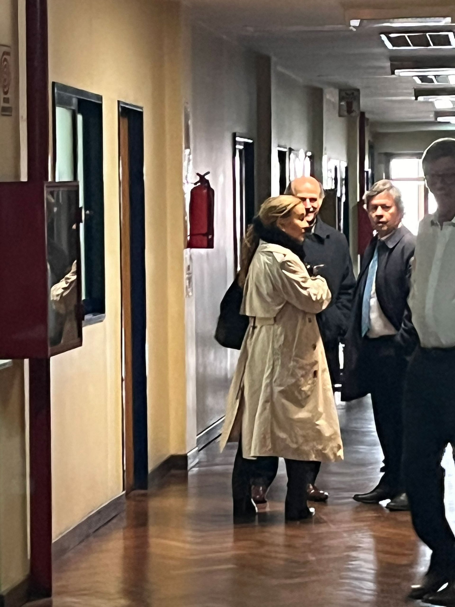 María Cantero en Tribunales de Comodoro Py