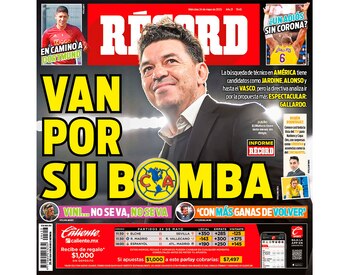 La tapa de Récord con