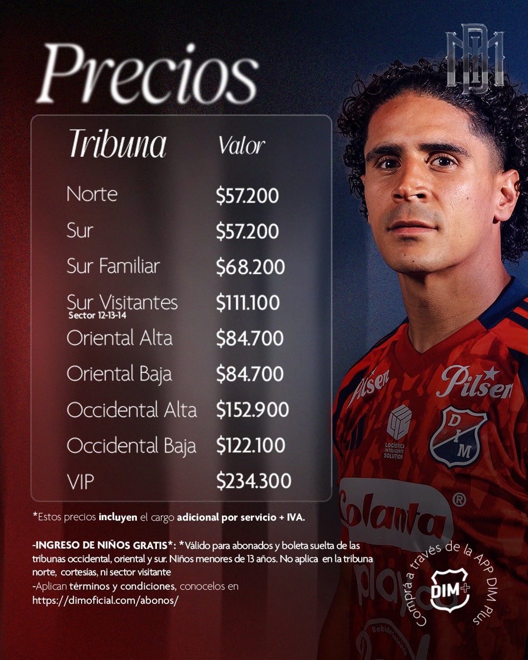 Estos son los precios de la boletería para el partido de Medellín vs. Cusco, por Copa Libertadores, y el Poderoso quiere el Atanasio Girardot lleno - crédito DIM