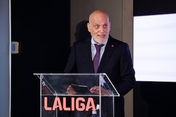 Javier Tebas, presidente de LaLiga. (EFE/ Chema Moya)