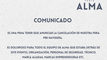 Los organizadores hicieron público un