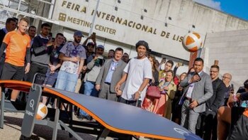Ronaldinho Unveils Teqball Mobile App