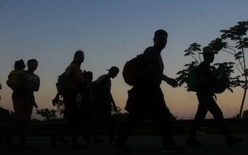 Migrantes en busca del "sueño