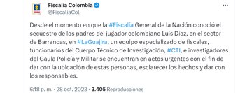 La Fiscalía también apoya la