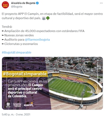 De hecho, este proyecto se