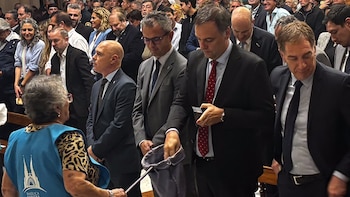 La misa por Francisco volvió a desnudar la interna de la plana mayor del Gobierno con Victoria Villarruel