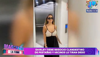 Shirley Arica fue señalada por