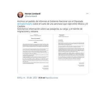 El diputado nacional Hernán Lombardi