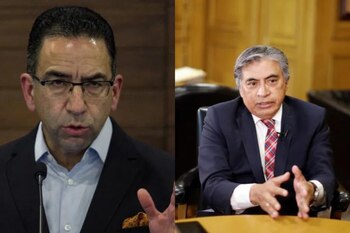 El diputado panista (lado izquierdo)