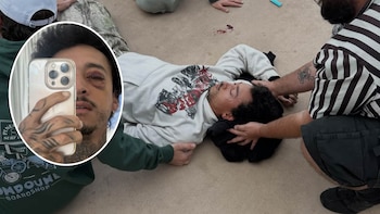 La brutal caída de un