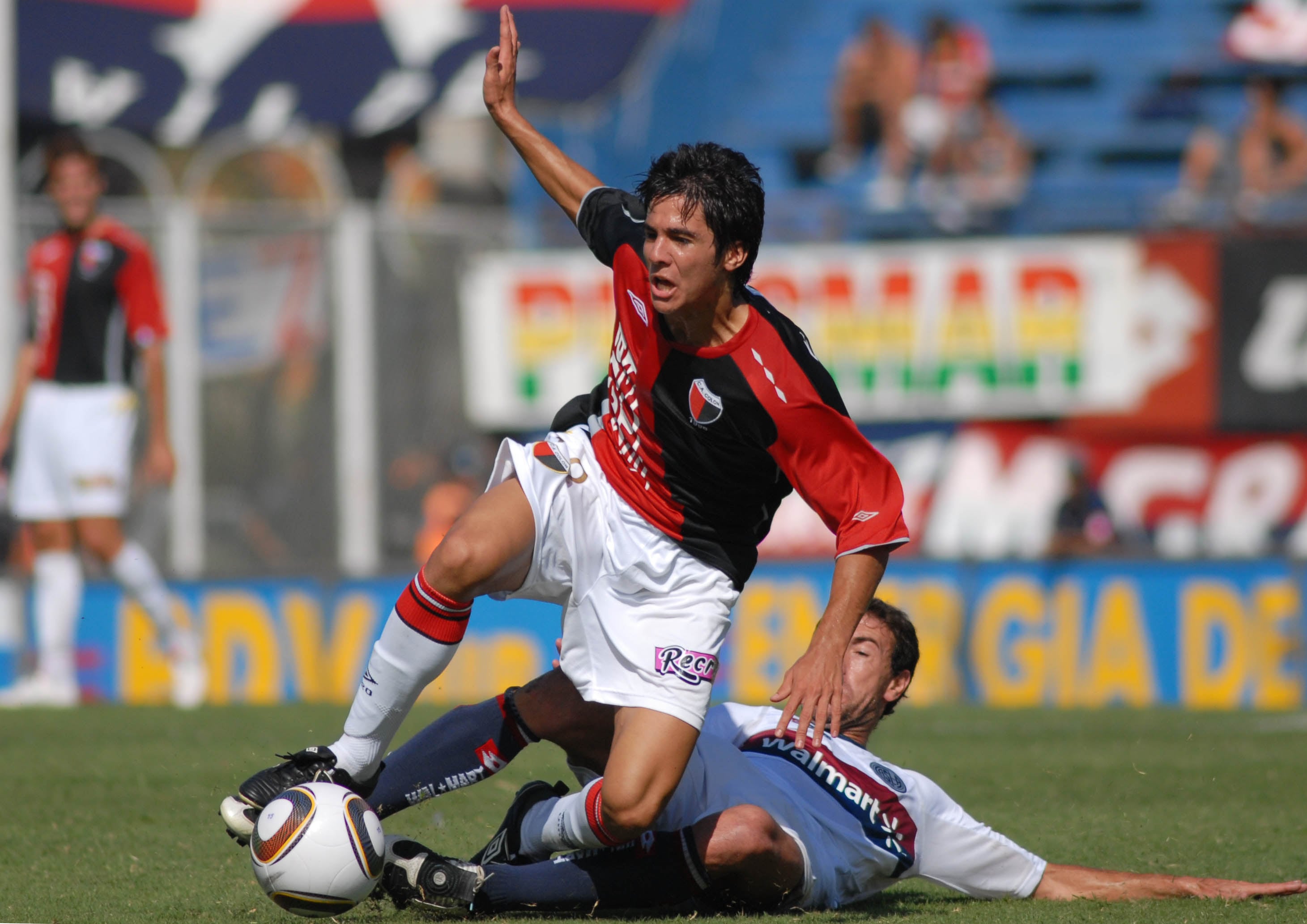 Facundo Bertoglio durante sus inicios en Colón de Santa Fe
